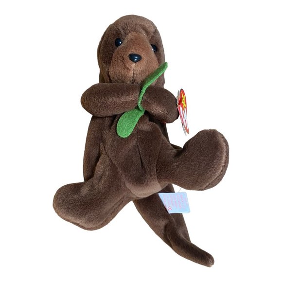 Ty Toys Ty Beanie Babies Seaweed Sea Otter Plush Stuffed Animal